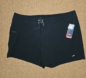 Black Swim Shorts with Logo